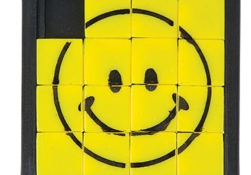 Sliding Puzzle with a smiling face